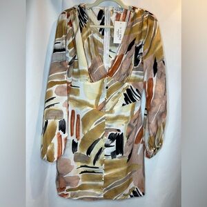 In the Style Boutique Brand Geometric Print Mini Dress size 10 NWT